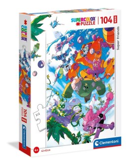 Clementoni: Puzzle 104el. Maxi Super Friends! Clementoni