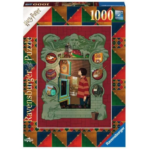 Ravensburger - Puzzle 2D 1000 elementów: Harry Potter w rodzinie Weasleyów Ravensburger