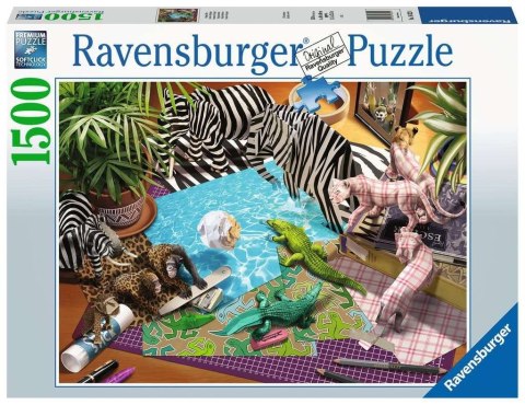 Ravensburger - Puzzle 2D 1500 elementów: Przygoda z origami Ravensburger