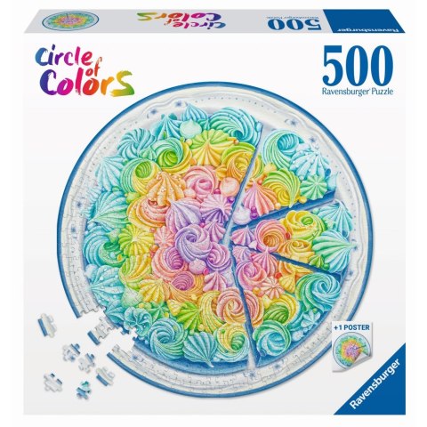 Ravensburger: Puzzle 500el. - Paleta kolorów. Ciacho Ravensburger