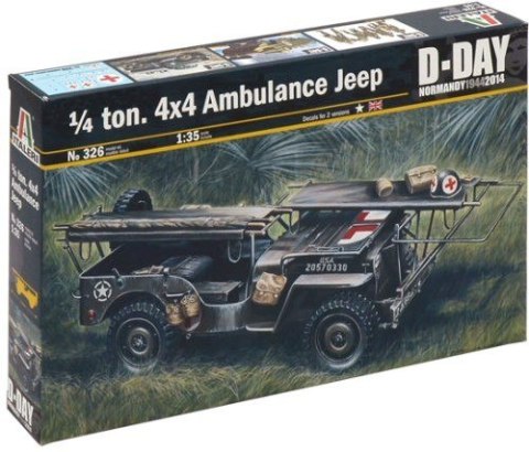 1/4 ton 4 x4 Ambulance Jeep Italeri