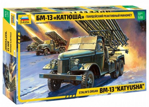 Model plastikowy BM-13 Katiuscha Zvezda