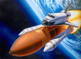 Space Shuttle Discovery & Booster Rockets Revell