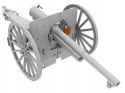 Model do sklejania Armata 75mm Field Gun wz.1897 z figurkami Ibg