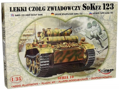 Model do sklejania Lekki czołg zwiadowczy SDKFZ 123 Mirage