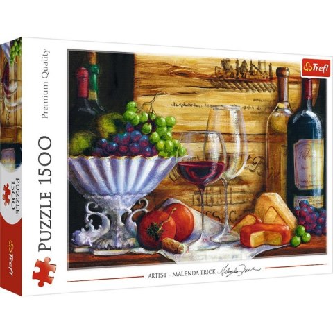 Puzzle 1500 elementów W winnicy Trefl