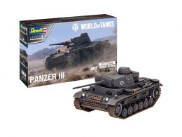 Model plastikowy Czołg PzKpfw III Ausf. L World of Tanks Revell