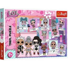 Puzzle 200 elementów L.O.L Surprise Lovely dolls Trefl