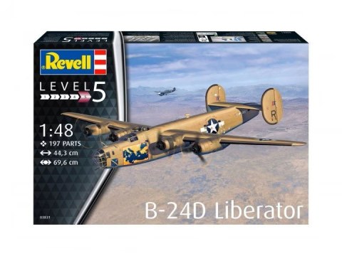 Model plastikowy Samolot B-24D Liberator 1/48 Revell