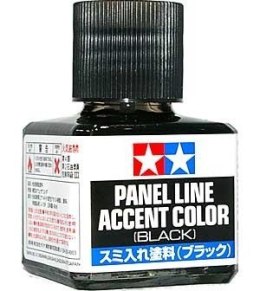 Panel Accent Black Tamiya