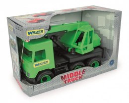 Dźwig zielony 38 cm Middle Truck w kartonie Wader