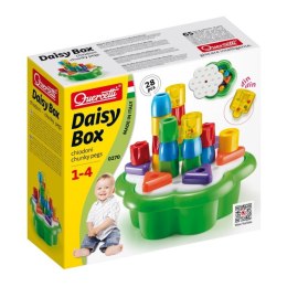 Układanka Daisy box chunky pegs, 28 elementów Quercetti