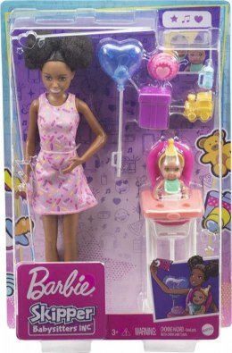 Lalka Barbie Skipper Klub Opiekunek Krzesełko Mini Urodziny GRP41 Mattel