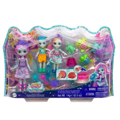 Lalki Enchantimals Rodzina Tinsley Turle Żółwie Zestaw lalki + zwierzątka Mattel