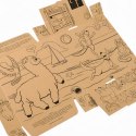 Puzzle dwuelementowe Dinozaury i ich dzieci Muduko