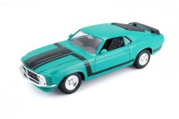 Model kompozytowy Ford Mustang Boss 302 1970 1/24 zielony Maisto