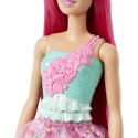 Lalka Barbie Dreamtopia malinowe włosy Mattel