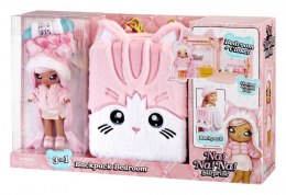 Lalka NA! NA! NA! Surprise Backpack Bedroom Seria 3, Pink Kitty Mga