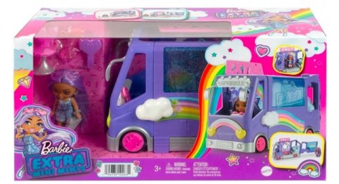 Barbie Extra Minibus koncertowy + lalka Mattel