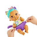 Lalka bobas My Garden Baby podstawowa, kotek fioletowy Mattel