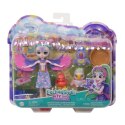 Enchantimals Rodzina Papugi Filia Finch Lalka + figurki Mattel