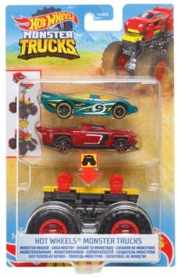 Zestaw pojazdów Monster Truck mix zielony Hot Wheels