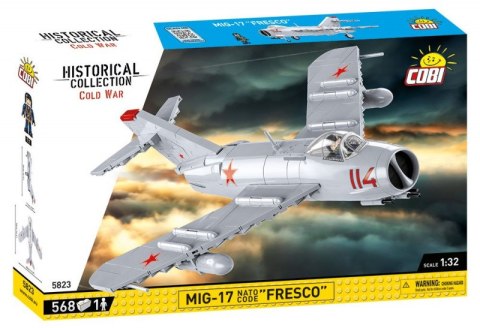 Historical Collection Cold War MIG-17 Freasco 588 kl. Cobi Klocki