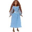 Disney Mała Syrenka Ariel Fashion Lalka na lądzie w charakterystycznej niebieskiej sukience Mattel