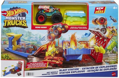 Tor samochodowy Demolka na stacji Zestaw Hot Wheels