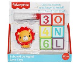 Zabawka do kąpieli Literki cyferki + Figurka Lew Fisher Price Epee