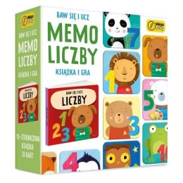 Gra i książka Memo. Liczby. Baw się i ucz Wilga Play