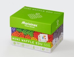 Klocki konstrukcyjne Mini Waffle EDU 500 z kartami Marioinex