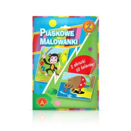 Piaskowa Malowanka Hippopotam Małpa Alexander