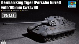 Plastikowy model do sklejania King Tiger w/ 105mm kWh L/68 Porsche Turret