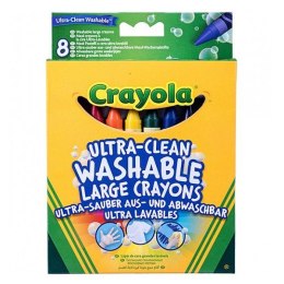 Crayola: Grube Zmywlane Kredki Świecowe 8 szt.