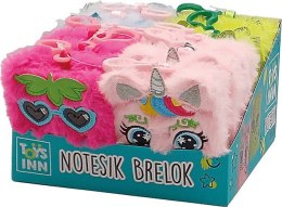 Notesik brelok display mix 12 sztuk