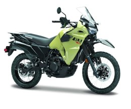 Model Kawasaki KLR 650 z podstawką 1/18