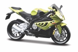 Model Motocykl BMW S 1000RR z podstawką 1/18