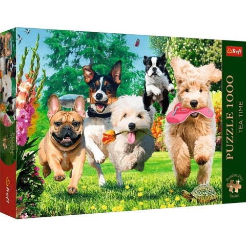 Puzzle 1000 elementów Premium Plus Tea Time Nadchodzą kłopoty!