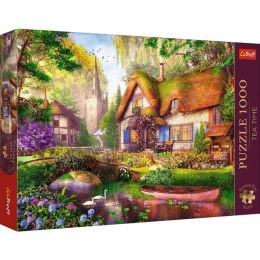 Puzzle 1000 elementów Premium Urocza chatka w lesie