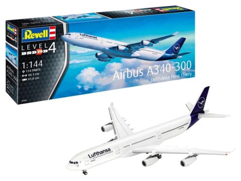 Model plastikowy A340-300 Lufthansa New Livery 1/144