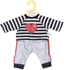 Dolly Moda Striped Joggingsuit, Heart 43